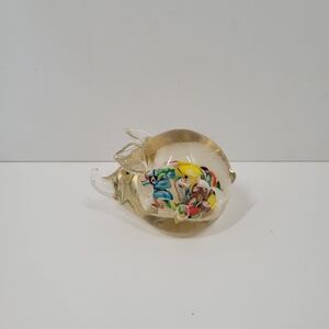 Lenwile Glass Ardalt 3.5" Pig Hog Boar Paperweight Suncatcher Art Glass Figurine